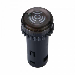 Piloto LED Rojo C/Buzer Ã22Mm 12-24Vdc Autonics