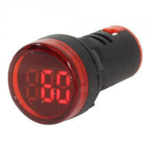 Voltímetro Spk (Sn) Digital 22Mm 80-500Vac Rojo