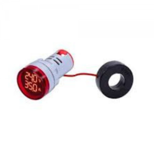 Indicador Spk (Sn) Amperímetro Y Voltímetro Spk (Sn) Digital Rojo