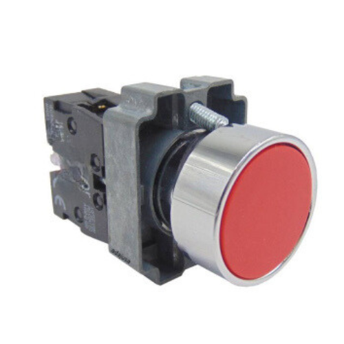 Pulsador Soutune (Sn) Metalico Rojo 22Mm N/C