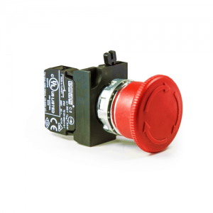 Pulsador Emergencia 40Mm Base Metalico Tipo Hongo Emas