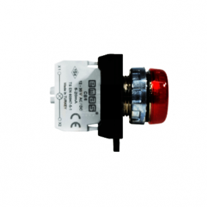 Piloto Metálico Rojo 100-230 Vac/Dc