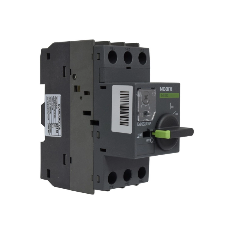 Guardamotor Noark 4-6.3A Mando Rotativo