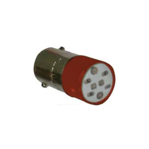 Bombillo Bayoneta Led 12Vdc Rojo Ebchq