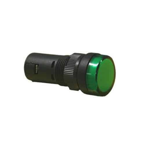 Lampara LED Verde 24V Dc/Ac 50/60Hz 16Mm EBCHQ