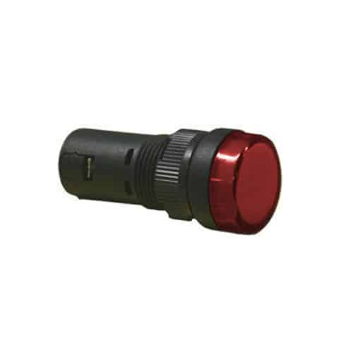 Lampara LED Rojo 24V Dc/Ac50/60Hz 16mm EBCHQ