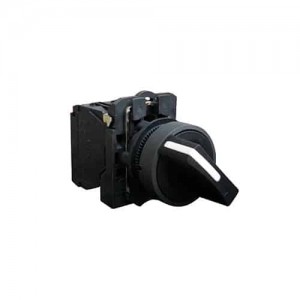 Selector Muletilla Plastico 3 Posiciones Retorno 22Mm