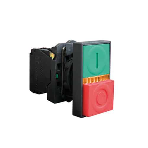 Start-Stop Plastico con LED Amarillo