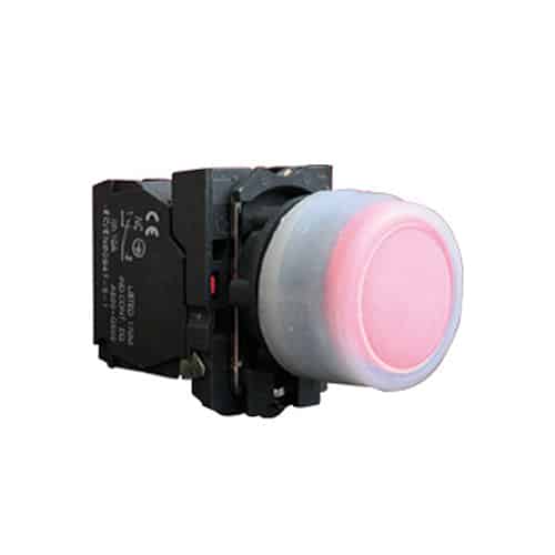 Pulsador Plastico Nc con Protector Ip65 22Mm Ebchq