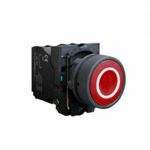 Pulsador Plastico Ø 22Mm Rojo Ebchq