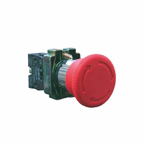 Pulsador Emergencia 40Mm Base Metalico Tipo Hongo Ebchq
