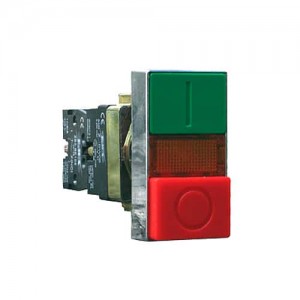 Start-Stop 22Mm con Lampara Metalico Ebchq