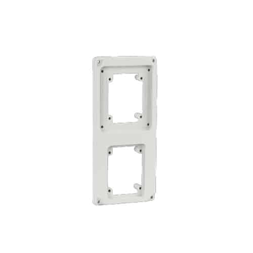 Marco para instalacion de 2 tomas de incrustar topTER, 16A y 32A - IP66/67