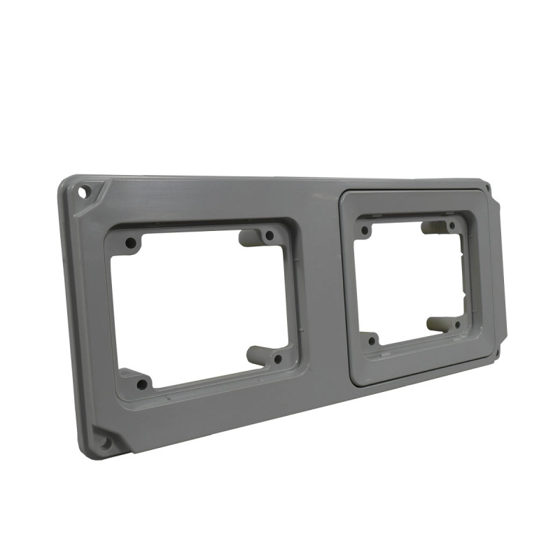 Marco para instalacion de 2 tomas de incrustar topTER, 16A y 32A - IP66/67