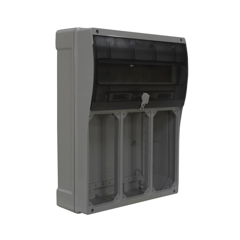 Tablero con Ventana Transparente para Instalacion de Tomas de Incrustar Topter 6X16, 16A Y 32A - Ip66
