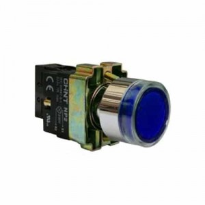 Pulsador Na+LED Azul 230V 22Mm Ebchq