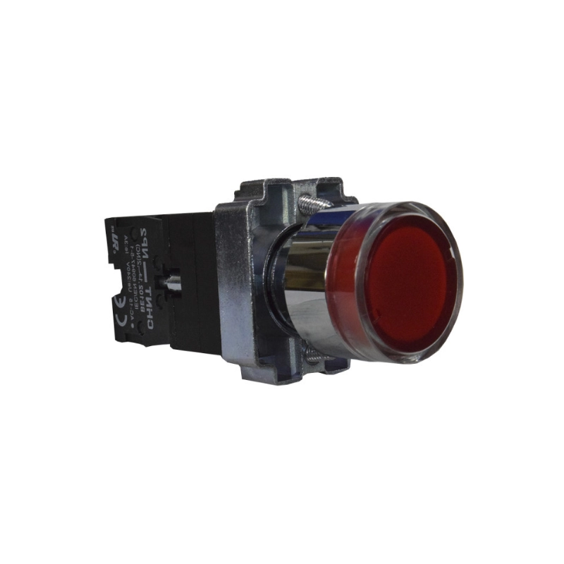 Pulsador Nc+LED Rojo 230V 22Mm Chint
