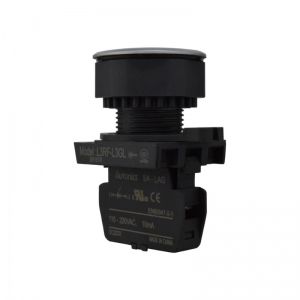 Piloto LED Plano Verde 30Mm 110-220Vac Plastico Plano Autonics