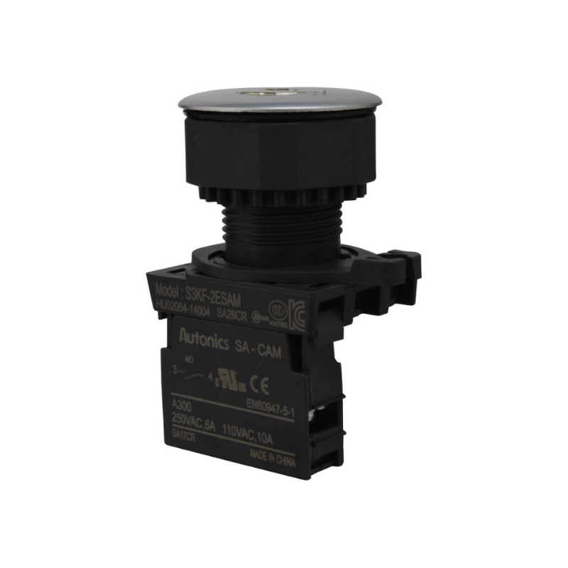 Selector Muletilla Con Llave 2 Posiciones Raz Cont 1Na Autonics