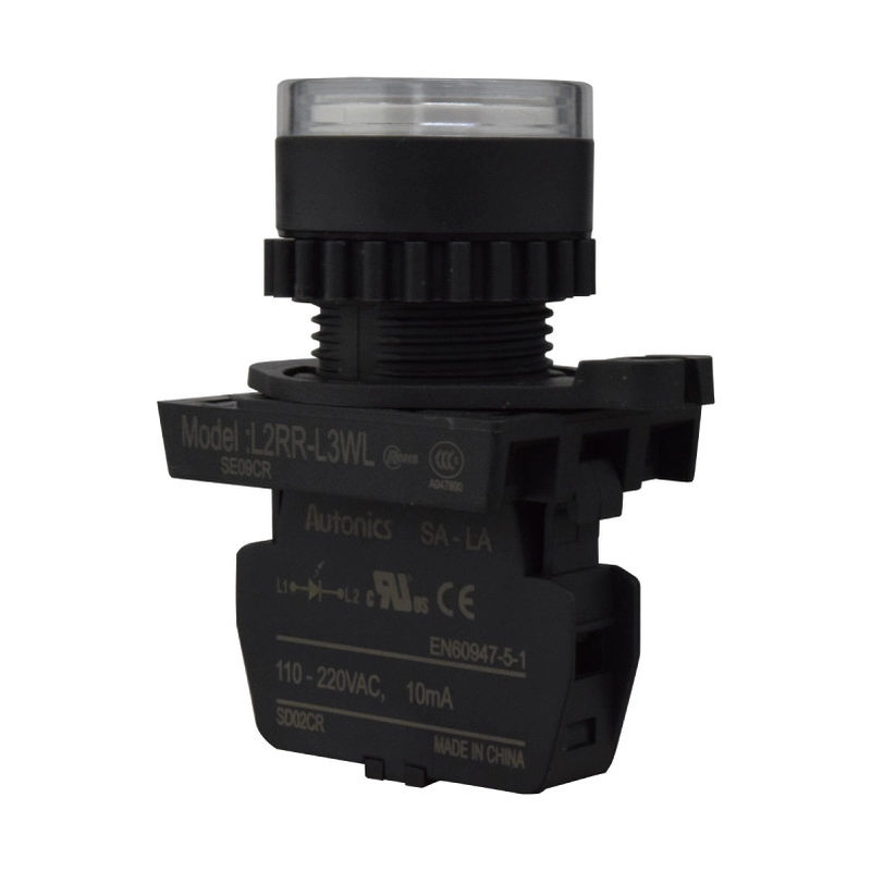 Piloto LED 22Mm Blanco 110-220Vac Autonics
