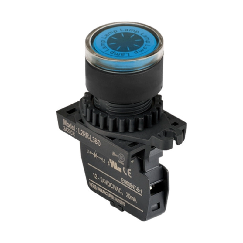 Piloto LED 22Mm Azul 110-220Vac Autonics
