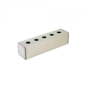 Caja Cuadrada 5H 22Mm Aluminio