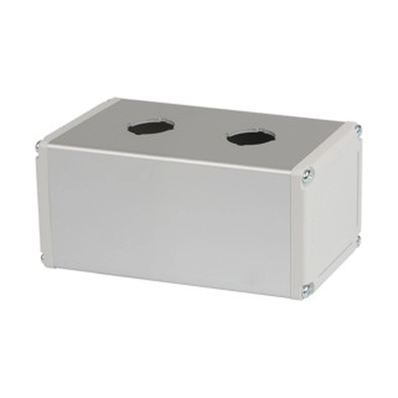 Caja Cuadrada 2H 22Mm Aluminio