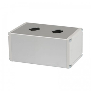 Caja Cuadrada 2H 22Mm Aluminio