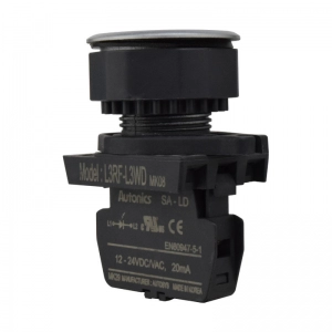 Piloto LED Plano Blanco 30Mm 12-24Vdc/Ac Plástico Plano Autonics