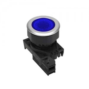Piloto LED Plano Azul 30Mm 12-24Vdc/Ac Plastico Plano Autonics