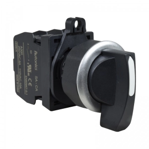Selector Muletilla Plastico Raz 3 Posiciones Retorno Palanca Larga 30Mm Autonics