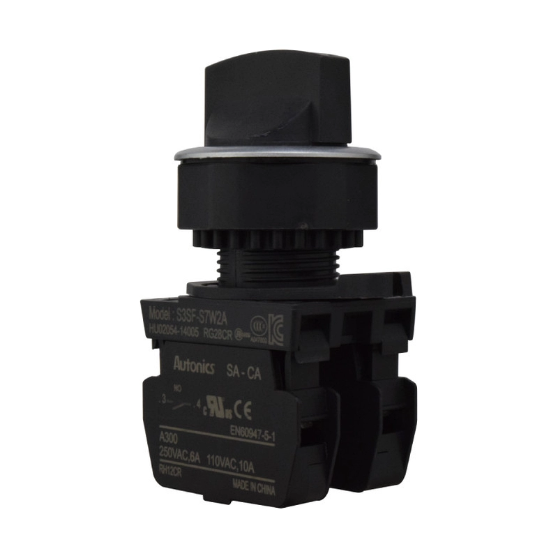 Selector Muletilla Plastico Raz 3 Posiciones Palanca Corta 30Mm Autonics