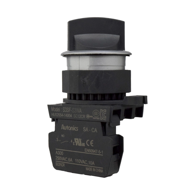 Selector Muletilla Plastico Raz 2 Posiciones Palanca Corta 30Mm Autonics