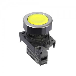 Pulsador Plástico 30Mm Na Amarillo Autonics