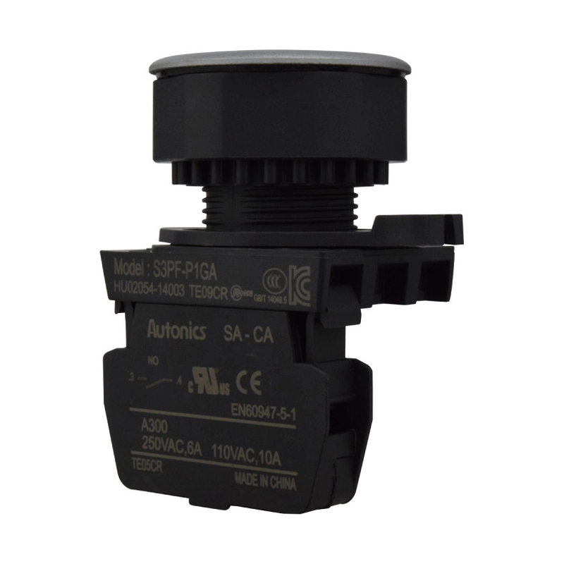 Pulsador Plastico 30Mm Na Verde Autonics