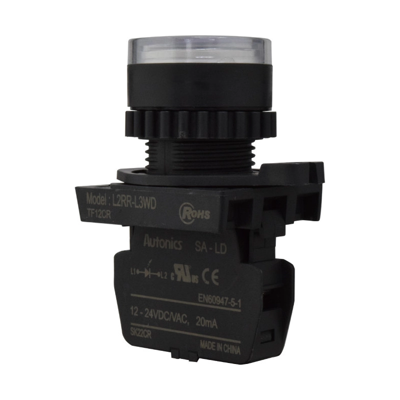 Piloto LED 22Mm Blanco 12-24Vac/Dc Autonics