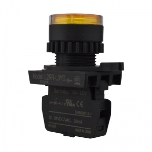 Piloto LED 22Mm Amarillo 12-24Vac/Dc Autonics