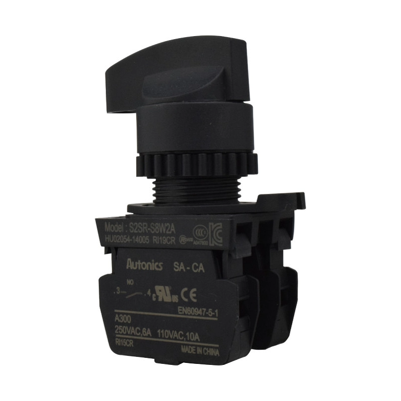 Selector Muletilla Plástico 3 Posiciones Palanca Larga 22Mm Autonics