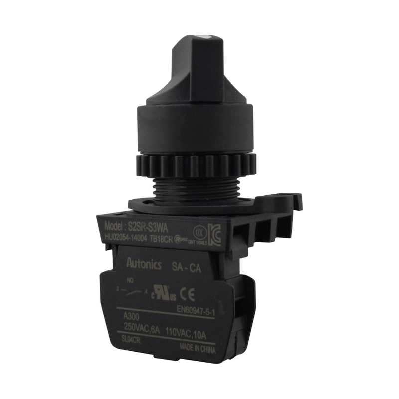 Selector Muletilla Plastico 2 Posiciones Palanca Corta 22Mm Autonics