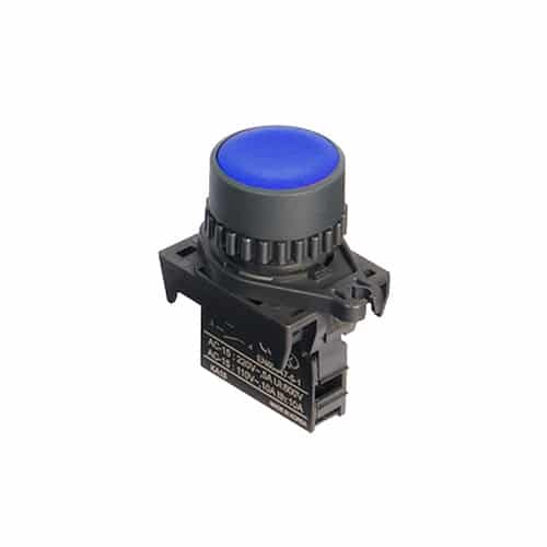 Pulsador Plastico 22Mm Na Azul 10A/110V Autonics