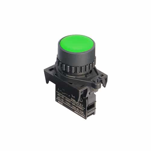 Pulsador Plastico 22Mm Na Verde 10A/110V Autonics