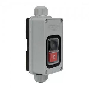Interruptor Margirius Start-Stop Ip66 3x30a 250vac Caja Plástica Tapa Plástica