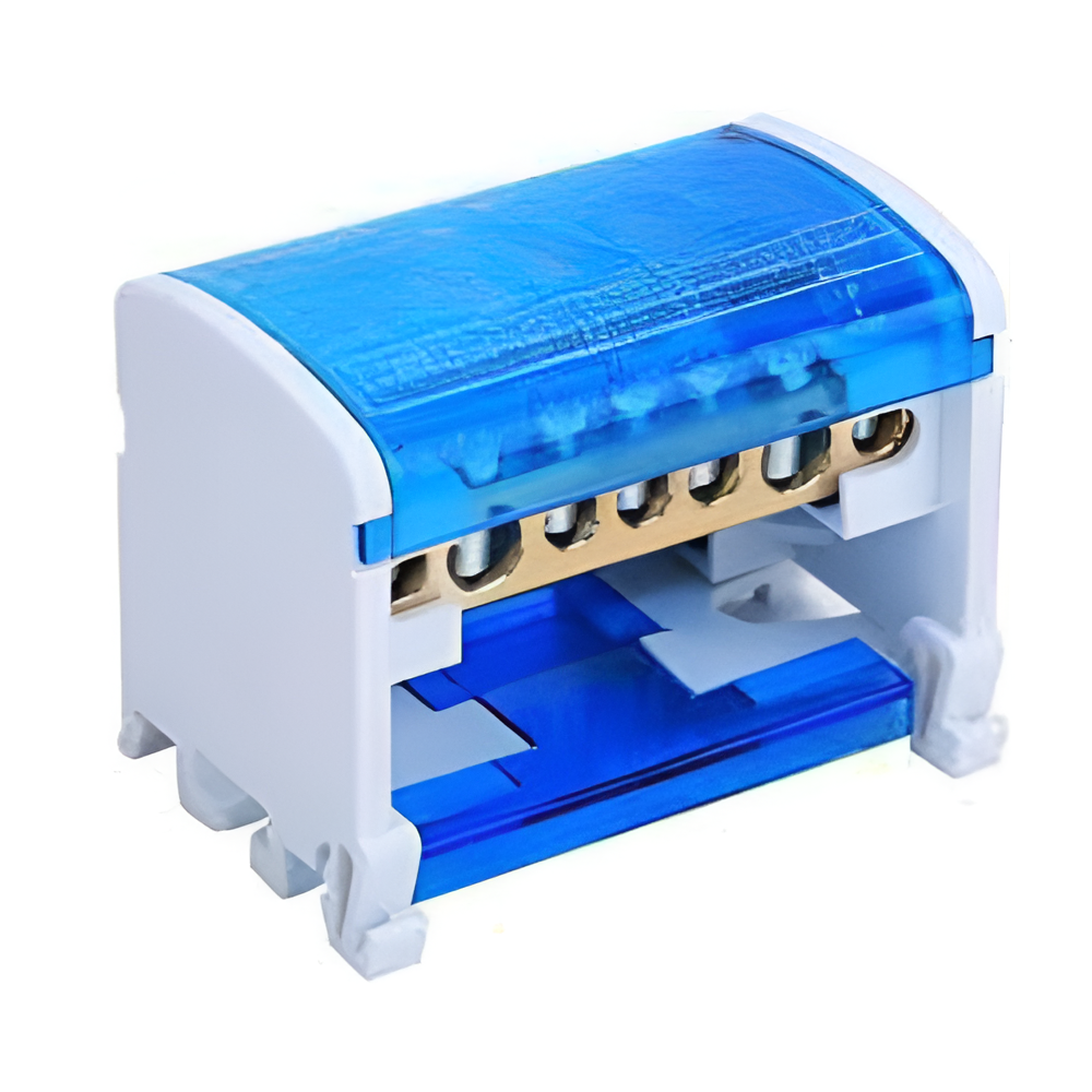Bloque Spk (Sn) Distribución 2 Polos 7 Conectores 125A/500V