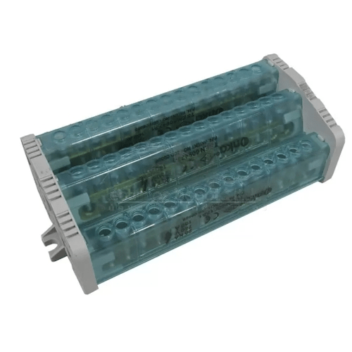 Bloque Distribución 3 Líneas 15 Derivaciones 160A Con Cubierta