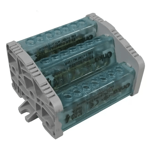 Bloque Distribución 3 Líneas 7 Derivaciones 160A Con Cubiertas