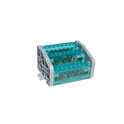 Bloque Distribución 3 Líneas 7 Derivaciones 160A Con Cubiertas