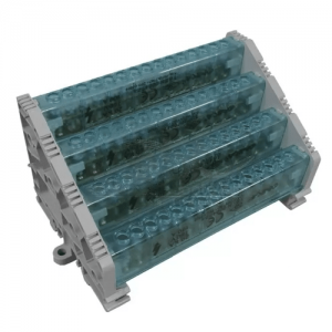 Bloque Distribución 4 Líneas, 15 Derivaciones 160A Con Cubierta