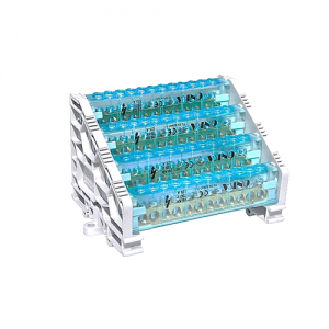 Bloque Distribución 4 Líneas, 15 Derivaciones 160A Con Cubierta