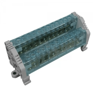 Bloque Distribución 2 Líneas 12 Derivaciones 160A Con Cubierta