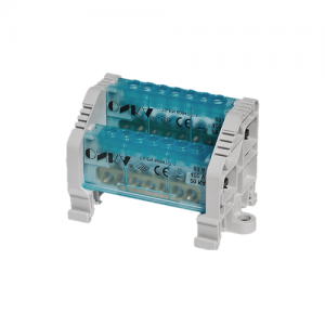 Bloque Distribución 2 Líneas 7 Derivaciones 80A Con Tapa